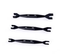 MYUHEDF Rc Upgrade Model for HSP for Traxxas for Axial for SCX10 Wrench 3-4mm 4.5-5mm 5.5-7mm Double End Universal Spanner Open End Wrenches Rc Crawler Car Parts Repair Tools(Black)