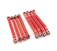MYUHEDF Rc Upgrade Model For MN D96 D90 D91 D99 D99S For MN90 MS 1/12 Metal Chassis Pull Rods Link Suspension Tie Rod RC Car Upgrade Parts Modification RC Car Accessories(Red,Size 2)