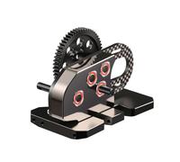 MYUHEDF Rc Upgrade Model For SCX10 II For Element For Enduro 1/10 For LCG Chassis Kit With Overdrive Gearbox Skid Plate Servo Mount Frame Braces RC Crawler Trail Truck Car Parts(Gearbox)