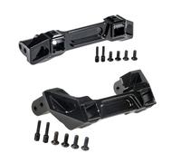 MYUHEDF Rc Upgrade Model For TRX-4 1/10 RC Crawler Car Upgrade Parts Aluminum Alloy Front Rear Bumper Mounts Replacement Modification Decoration RC Car Accessories(Black,Set)