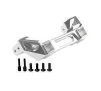 MYUHEDF Rc Upgrade Model For TRX-4 1/10 RC Crawler Car Upgrade Parts Aluminum Alloy Front Rear Bumper Mounts Replacement Modification Decoration RC Car Accessories(Silver,Rear)