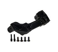 MYUHEDF Rc Upgrade Model For TRX-4 1/10 RC Crawler Car Upgrade Parts Aluminum Alloy Front Rear Bumper Mounts Replacement Modification Decoration RC Car Accessories(Black,Rear)