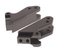 MYUHEDF Rc Upgrade Model For Vrx For Octane For RH1043 RH1045 For Vetta For Karoo For Ftx For Outlaw 1-10 Front Holder Rear Shock Support Rod Rc Hobby Car Upgrade Parts(Gray)