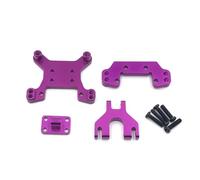 MYUHEDF Rc Upgrade Model For Wltoys For 124016 124018 1/12 Metal Front And Rear Shock Tower Set RC Car Upgrade Parts Accessories(Purple)
