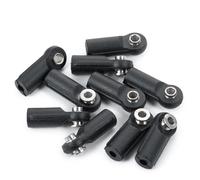 MYUHEDF RC Upgrades Spare Parts For Axial For SCX10 D90 For Wraith For TRX4 For TRX6 1/10 10Pcs M4 Rod Ends Plastic Link Balls Head Linkage Joint RC Crawler Car(Style A)