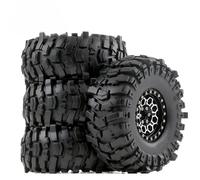MYUHEDF RC Upgrades Spare Parts For Axial For SCX10 H8H YK4083 1/10 1/8 135mm Metal 2.2" Beadlock Wheel Rim Tire Set RC Crawler Car