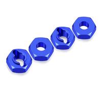 MYUHEDF RC Upgrades Spare Parts For Losi Micro-B 1/24 4Pcs Aluminum Alloy Hex Wheel Hub Adapters 2WD RC Car For Buggy Upgrade Repairs Replacements Parts(Blue)