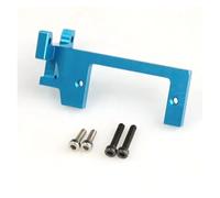 MYUHEDF RC Upgrades Spare Parts For Scania For Man For Benz For Actros 1/14 Metal Gearbox Shift Steering Gear Bracket Servo Mount RC Truck Trailer Car DIY Parts(Blue)