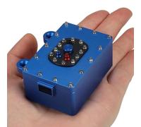 MYUHEDF RC Upgrades Spare Parts For SCX10 For Capra For TRX4 For TRX6 RR10 VS4-10 Phoenix TF2 D90 CC01 1/10 RC Crawler Rigs Aluminum Receiver Box 60 * 40 * 26mm Scale For Tank(Blue)