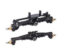 MYUHEDF RC Upgrades Spare Parts For TRX4M 1/18 Brass CNC Widen Portal Axles +10mm With Lay Down Servo Mount Links RC Crawler Car Upgrade Parts
