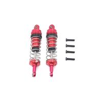MYUHEDF RC Upgrades Spare Parts For WLtoys 144001 144002 144010 124016 124017 124018 124019 1/14 2PCS Metal Hydraulic Shock Absorber RC Car Upgrade Parts(Red)