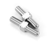 MYUHEDF RC Upgrades Spare Parts Metal Alloy For Universal M3 Double-end Threaded Pull Rod/Positive And Reverse Thread Link Rod For RC Models Upgrade Parts(14mm)
