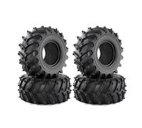 MYUHEDF RC Wheel Rim Tyre For Axial For SCX10 For Wraith For Capra RR10 For Traxxas For TRX4 D90 1/10 4pcs 128mm 2. Inch Rubber Tire Wheel Tyre RC Crawler Car