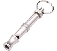 Myuiao Silver Adjustable Ultrasonic Dog Whistle,Portable Whistle Pet Whistle Supersonic Whistle Dog Whistles for Pet Training,Training and Behavior Aids, Portable Pet Training Aid