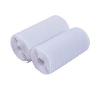 MYUREN 4 Inch Sew on Hook and Loop Strips | Easy to Sew | Excellent Grip | Non-Adhesive Back Nylon Fabric Fastener Strips for Clothing Sewing Crafts and DIY Projects, White, 4in x 1.1yd