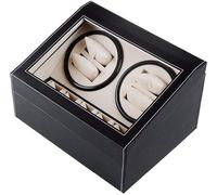 MYUYEE 4+6 Automatic Watch Winder Box Black, Wooden Silent Watch Display Boxes Storage Case It'S So Kind Of You