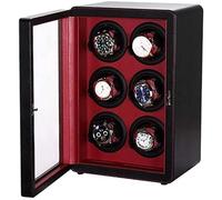 MYUYEE 6 Watches Display Box,Watch Winder Automatic 6 Watches Box Engine Automatic Watches Cases Watches Boxes Winders Storage Case Black It'S So Kind Of You