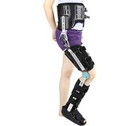 MYUYEE Abduction Brace Adjustable Knee Brace Hip Orthosis Foot Orthosis Leg And Ankle Brace Fixed Support Knee Joint Corrector (Right M)