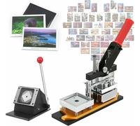 MYUYEE Badge Maker Machine,Magnet Making Machine, Fridge Magnet Maker Machine With 1000 Pieces Of Consumables, Button, Photo Magnet Maker,Maker+Knife