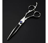MYUYEE Barber Scissors Hair Cutting Scissors, 6 Inch Professional 440C Steel Upscale Scissor Gem Cutting Barber Haircut Thinning Shears Hairdresser Scissors