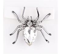 MYUYEE Brooch Brooches For Women Brooch Singular Strange Black Spider Crystal Glass Exquisite Pins Garment Accessory Activity Party Wholesale Brooch (A-Xsmall)