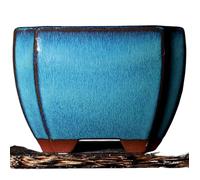 MYUYEE Ceramic Flowerpot Succulent Green Plant Flower Pot Household Decorate-12 * 8.5cm,