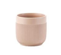 MYUYEE Ceramic Plant Pots Indoor - 8.5 Inch Planter Pot With Drainage Hole And Saucer For Succulent Orchid Flower Herbs Cactus - Ideal For Gardening Home Desktop,Brown
