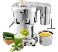 MYUYEE Commercial Juice Extractor, Whole Fruit and Vegetable Juice Extractor, 2L Large Feed Chute Centrifugal Juicer Machine with Filter for Juice Shops, Restaurants, Hotels