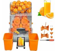 MYUYEE Commercial Orange Juicer Machine, Low noise,Juice e-xtraction rate exceeds 55%, Within one hour of continuous work,Disassembled for cleaning,Large diameter feed