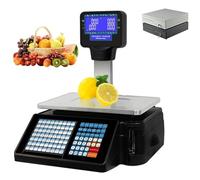 MYUYEE Commercial Scales,Retail Electronic Price Computing Scale, Cash Register Label Printing Scales,30Kg For Supermarket/Warehouse Weighing Cash