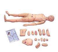 MYUYEE Demonstration Human Manikin Adult Full Body Patient Care Manikin Model Nurse Training Mannequin Trauma Care Manikin Geriatric Training Manikin for Nursing Training Education Teaching