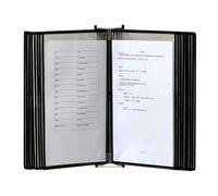 MYUYEE Desktop Flip Display Folder - Wall Mount Reference Organizer, 20 Display Pockets, Desktop Reference System, A4 Letter-Size, For Office/Home Display And Storage A4 Documen