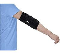 MYUYEE Elbow Splint Brace, Adjustable Stabilizer Brace For Fix Elbow, Night Splint Arm Support Sleeve Fits, For Arthritis Joint Pain Relief (M)