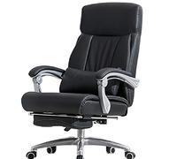 MYUYEE ergonomic office chair High-back Executive Office Chair,Gaming Chair Massage with with Massage Lumbar Support Swivel Chair with Racing Style Armrest PU Leather High Back (Black)