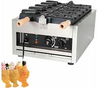 MYUYEE Fish Waffle Maker Iron, Electric Machine, Commercial Use Jam or Ice Cream Waffle Maker, Nonstick Coating