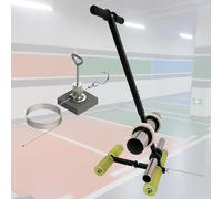 MYUYEE Floor Tape Applicator, Manual Floor Tape Applicator, Tape Marking Machine Hand-Push, With Drawing Circle Kit And Driveway, Asphalt Or Concrete