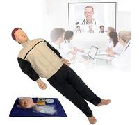 MYUYEE Full Body First Aid Simulator Training Manikin for Educational Teaching Research Cardiopulmonary Resuscitation Simulator Model Kit
