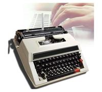 MYUYEE ge Typewriter - Old-Fashioned Traditional Portable Manual Typewriter for a Nostalgic Flow - Experience The Charm of The Old Days