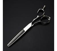 MYUYEE Hair Cutting Scissors, 6 Inch Professional Japan 440C Upscale Scissor Silver Hair Scissors Cutting Barber Haircut Thinning Shears Hairdresser Scissors (Thinning)