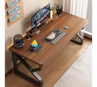 MYUYEE Height Adjustable Standing Deskergonomic Home Office Desk For Computer & Gaming Adjustable Lift Writing Workstation Modern Standup Desk For Improved Posture (Walnut-100X60Cm)