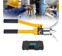 MYUYEE Hydraulic Flange Spreader, 8T 12T Hydraulic Pump Expanding Tool for Pipe Repair, Construction, Fire Safety,Portable Splitter, Expander, Stretching Pliers (Yellow 30)