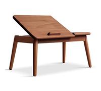 MYUYEE Japanese Coffee Table, solid wood Low Table For Sitting On The Floor, Dining Table Tatami Table Altar Floor Table, height/angle adjustment (D 62 * 35 * 30cm)