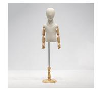 MYUYEE Kid Dress Form Toddler Clothes Mannequin Torso, Adjustable Height Children'S Mannequin With Wooden Base For Apparel Scarf Window Shop Display (A-100#)