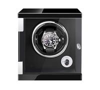 MYUYEE Luxury Watch Storage Case Automatic Pu Leather Watch Winders With Quiet Motor 5 Rotation Modes Open The Door To Stop The Rotation Power By Ac Adaptor Or Batteries (C-2+0)