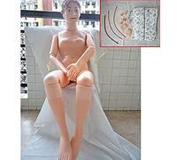 MYUYEE Male and Female Nursing Manikin Human Anatomical Model for Nursing Training Multi-Functional Patient Care Simulator