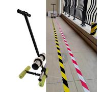 MYUYEE Manual Floor Tape Applicator, Tape Line Marking Tool, Adjustable Spacing