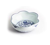 MYUYEE No-Porous Ceramic Flower Pot Bonsai Pots Flowerpot Lotus Flower Decor Ceramic Planting Bowl Planting Pot Suction Cup Flower Pots Growing Pots One Leaf Lotus,B-16 * 5cm