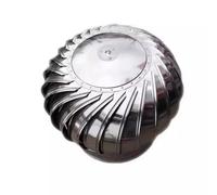 MYUYEE ntilation chimney cap Chimney Cap Stainless Steel Chimney Cowl Cap Unpowered chimney hood attic ntilation exhaust fan 304 stainless steel reinforced and durable no noise