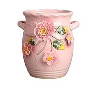 MYUYEE Round Plant Pot 1 Pack 9 Inch Height Ceramic Flower Pot Garden Planter Pot With Drainage Hole For Home Office Outdoor Garden Decor Flower Pot Container For,B