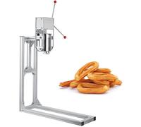 MYUYEE Stainless Steel Manual Vertical Churros Maker with Cream and Jam Filling, Ideals for Dessert Shops and Commercial Use 3L
